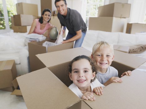 Sturdy packing boxes and protective materials for a Knightsbridge move