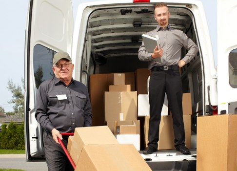 IT equipment being safely managed during an office relocation in Knightsbridge