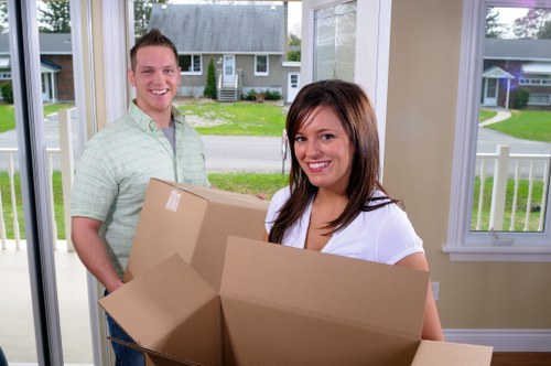 Removal team preparing a clear-priced move in Knightsbridge