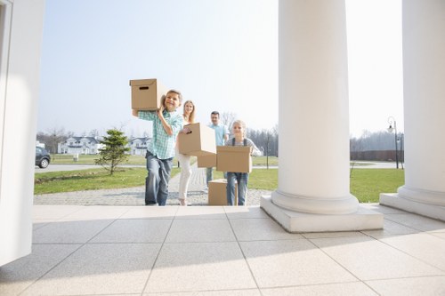 Professional packing and unpacking services in a luxury Knightsbridge home