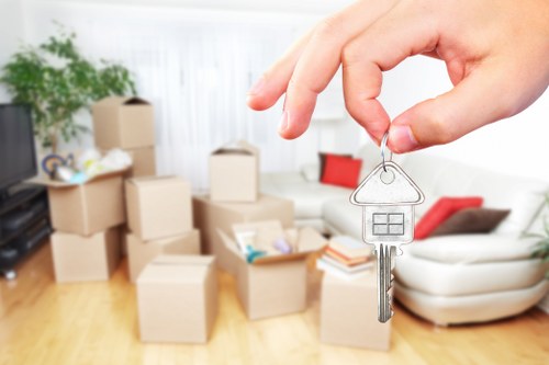 Careful loading of furniture during a Knightsbridge relocation