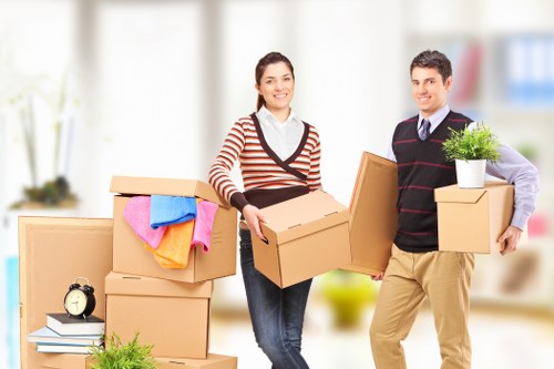 Secure packing of office technology for a Knightsbridge move
