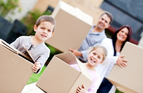 Furniture loading support for a Knightsbridge flat move