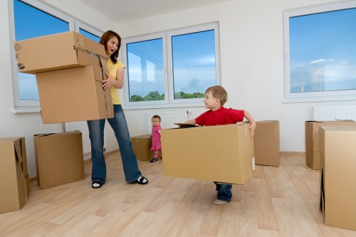 Furniture protection during a central London house move