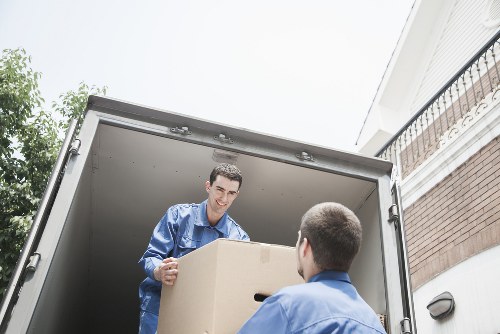 Team handling furniture removal from a Knightsbridge apartment
