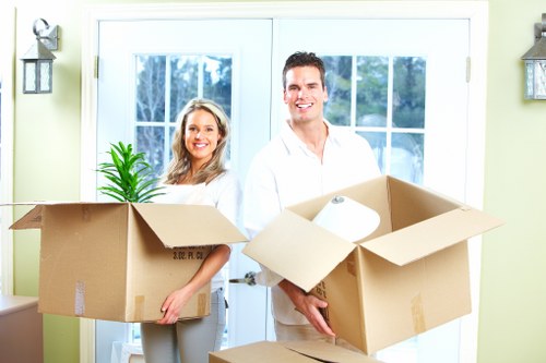 Knightsbridge moving truck handling residential relocation items