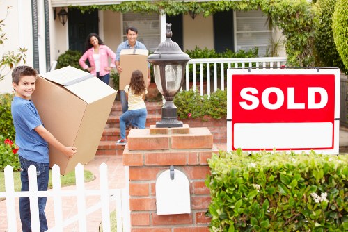 Professional packing materials arranged for a secure relocation in Knightsbridge