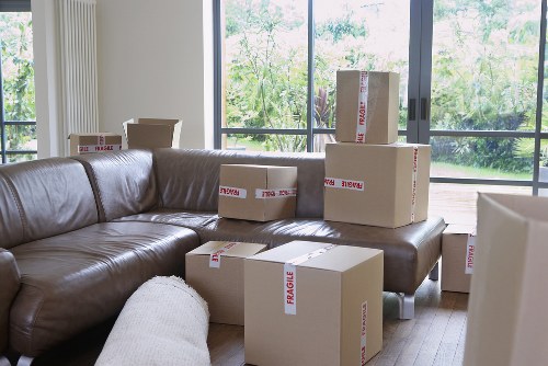 Moving day access and unloading at a Knightsbridge property