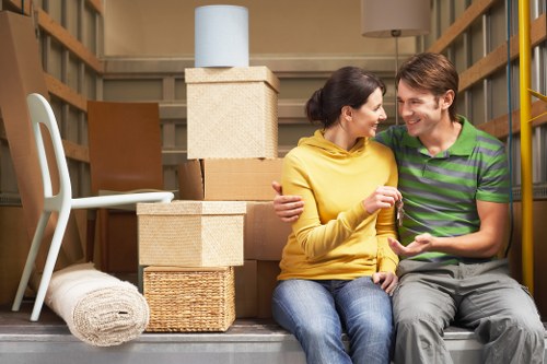 Customer booking a removal service and confirming details