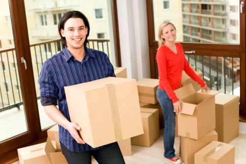 Residential relocation service in Knightsbridge apartment building